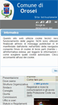 Mobile Screenshot of comune.orosei.nu.it