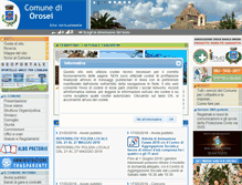 Tablet Screenshot of comune.orosei.nu.it